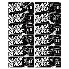 2024 BLACK BLACK シークレットフェイスタオル