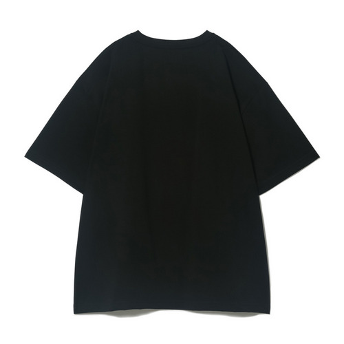 BLACKBLACKエナメルプリント半袖Tシャツ 詳細画像 ブラック 2