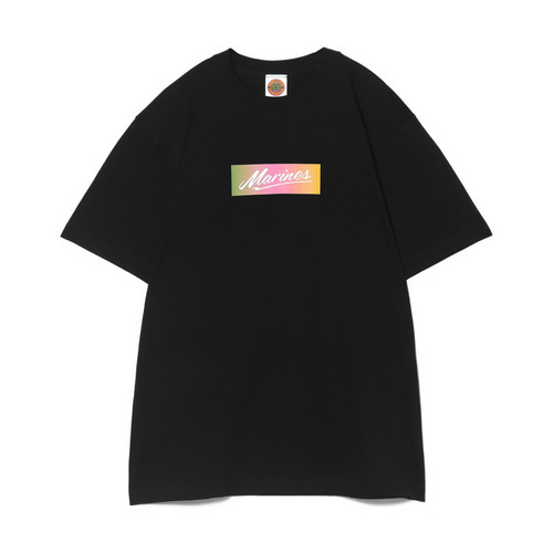 BSW半袖Tシャツ(レインボーBOXロゴ) 詳細画像 ブラック 1