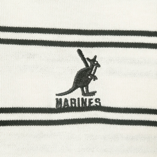 MARINES×KANGOL　ボーダー長袖Tシャツ 詳細画像 アイボリー 5