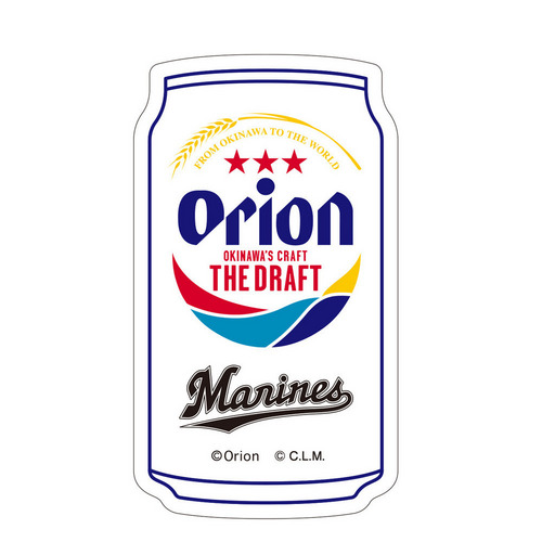 Marines×オリオンビール　ステッカー 詳細画像 缶 1