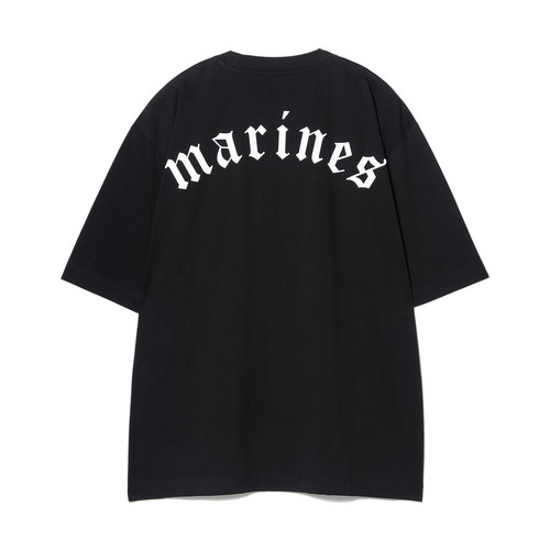 NCE半袖Tシャツ(背面marinesロゴ) 詳細画像 ブラック 2