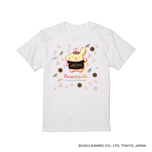 マリーンズ×ポムポムプリン　Tシャツ(BSW) 詳細画像 ホワイト 1