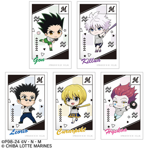 『HUNTER×HUNTER』 マリーンズ / ちびキャラ インスタントカメラ風イラストカード5枚セット/マリーンズオンラインストア
