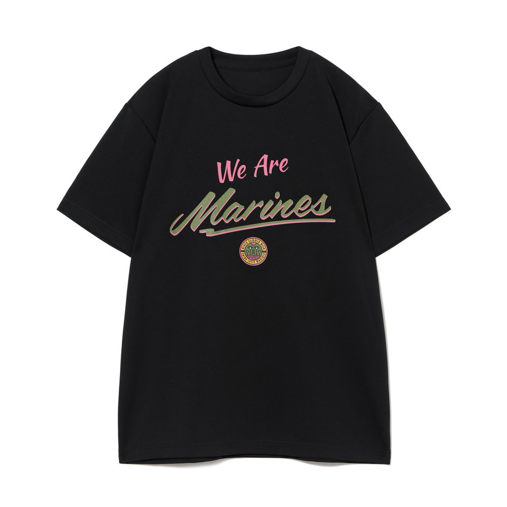 2024BSWロゴ　We　Are　MARINES　Tシャツ ブラック