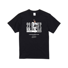 国吉佑樹投手 球団新記録22試合連続無失点記念　Tシャツ 詳細画像