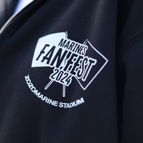 【数量限定】MARINES FAN FEST 2024 裏起毛フルZIPパーカー 詳細画像 ブラック 5