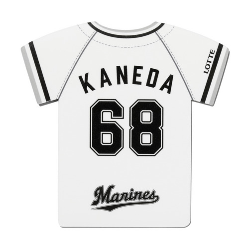 全選手展開 ユニホーム型カーマグネット(ファーム)/マリーンズ