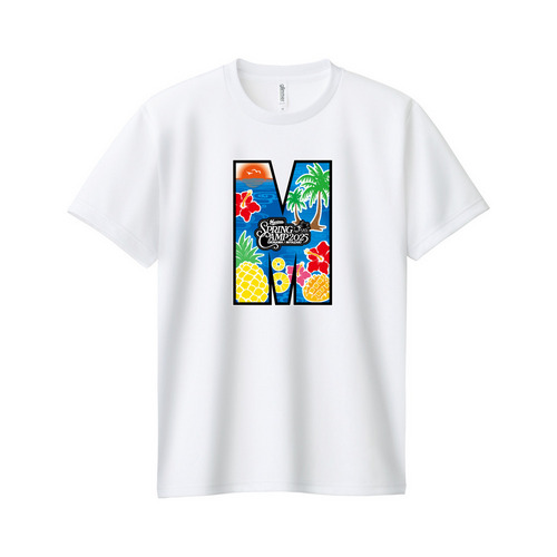 2025春季キャンプ ドライTシャツ Mトロピカル 詳細画像 ホワイト 1