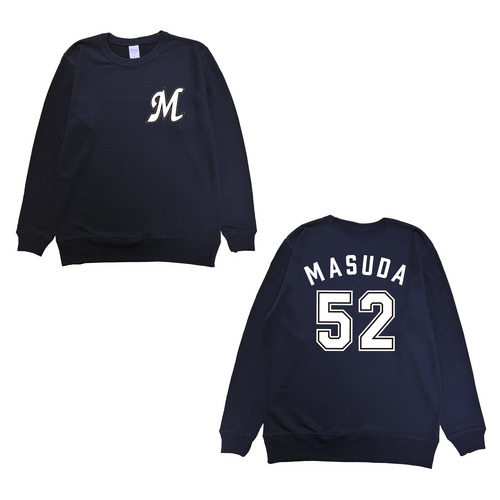 全選手展開 ネーム＆ナンバートレーナー(Mロゴ) ネイビー  詳細画像 1カラー 1
