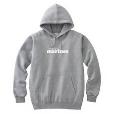 全選手展開 パーカー(marinesロゴ)  グレー  詳細画像