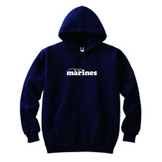 全選手展開 パーカー(marinesロゴ)  ネイビー  詳細画像