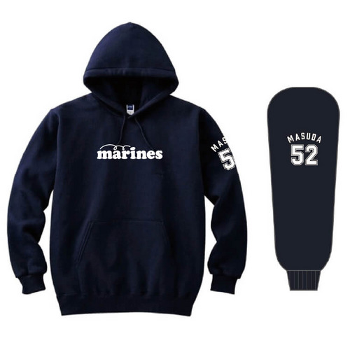 全選手展開 パーカー(marinesロゴ)  ネイビー  詳細画像 1カラー 1