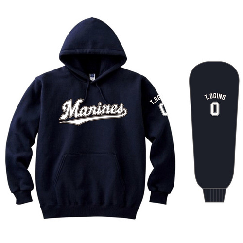 全選手展開 パーカー(Marinesワードロゴ) ネイビー  詳細画像 1カラー 1