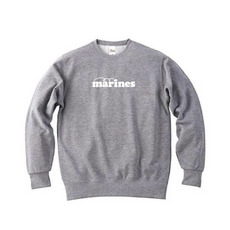 全選手展開 トレーナー(marinesロゴ)  グレー  詳細画像