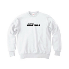 全選手展開 トレーナー(marinesロゴ)  ホワイト  詳細画像