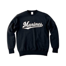 全選手展開 トレーナー(Marinesワードロゴ) ブラック  詳細画像