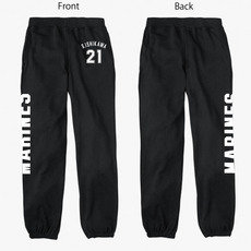 全選手展開 スウェットパンツ(MARINES) ブラック 