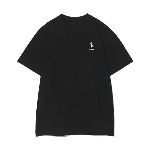 20選手展開 シルエット刺繍Tシャツ(ホーム) ブラック/マリーンズ