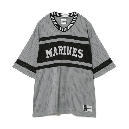メッシュフットボールシャツ(ワッペンロゴ)/マリーンズオンライン