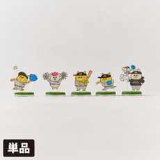 ノラネコぐんだん×千葉ロッテマリーンズ　トレーディング芝生アクリルスタンド 全5種（バラ）