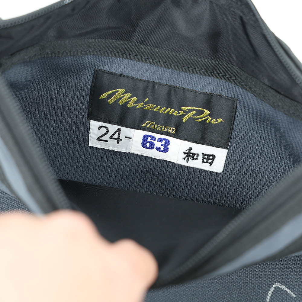 63和田 直筆サイン入り2024ユニホームパンツリメイクサコッシュ(NCE) 63和田 直筆サイン入り2024ユニホームパンツリメイクサコッシュ(NCE)