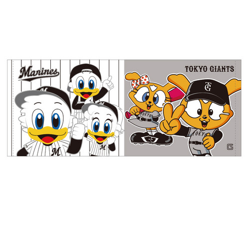 マリーンズ×ジャイアンツ　マスコットフェイスタオル 詳細画像 1カラー 1