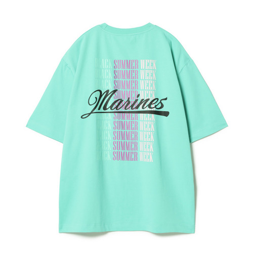 BSW半袖Tシャツ(連続プリント) 詳細画像 ターコイズ 2