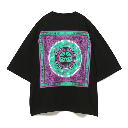 BSW半袖BIG Tシャツ(バンダナ柄) 詳細画像 ホワイト 1