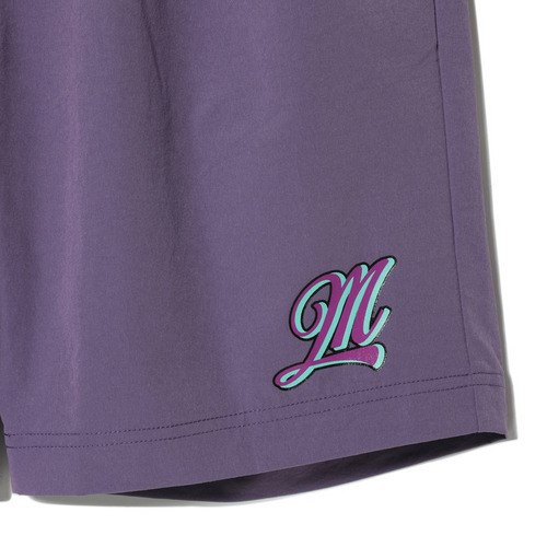 BSWウーブンハーフパンツ(Mロゴ) 詳細画像 パープル 5