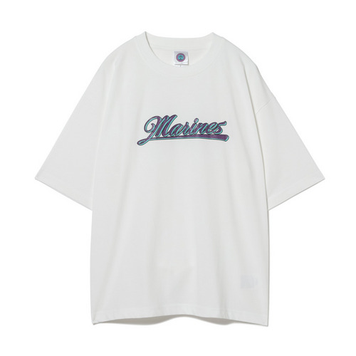 BSW 半袖Tシャツ(Marinesロゴ/ラインストーン) 詳細画像 ホワイト 2
