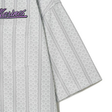 BSW パターンプリントオープンシャツ 詳細画像