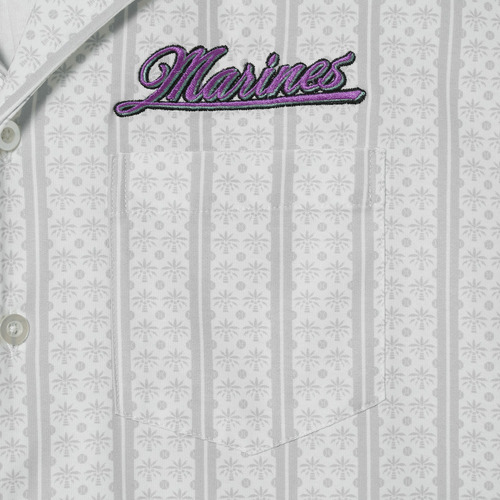 BSW パターンプリントオープンシャツ 詳細画像 ホワイト 5