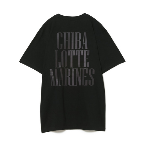 BSW半袖Tシャツ(テキストロゴ/リフレクトプリント)/マリーンズ