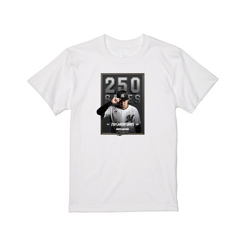 益田直也投手 通算250セーブ記念 Tシャツ(メインビジュアル) 詳細画像 ホワイト 2
