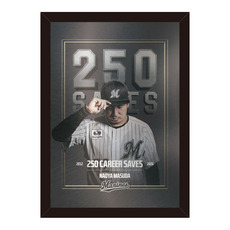 益田直也投手 通算250セーブ記念 メタルポスター(メインビジュアル)