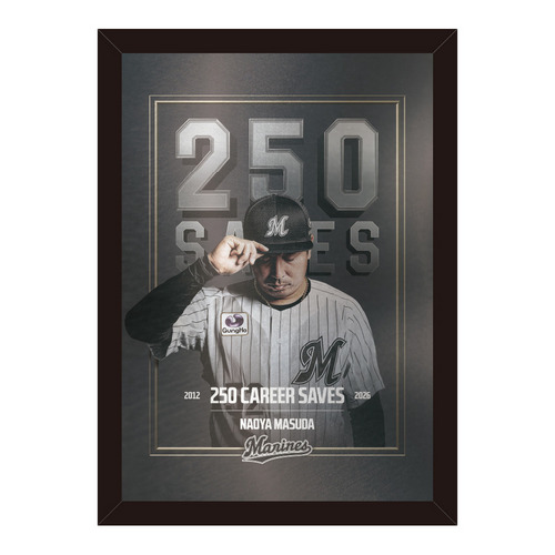 益田直也投手 通算250セーブ記念 メタルポスター(メインビジュアル) 詳細画像 1カラー 1