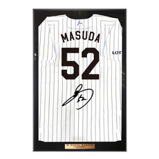 益田直也投手 通算250セーブ記念 直筆サイン入りオーセンティックユニホーム(専用ケース付き)