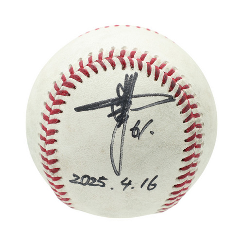 ヒーロー試合球B #61山本(2025.4.16)「1号先制スリーラン！」  
