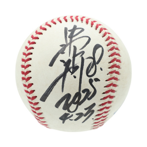ヒーロー試合球B #8中村(2025.4.23)「同点タイムリーツーベース！」  