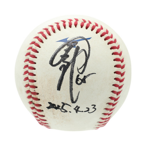 ヒーロー試合球A #65寺地(2025.4.23)「2安打1打点！」  