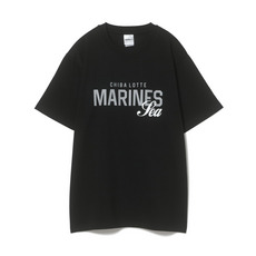 MARINES×WIND AND SEA Tシャツ　ブラック 詳細画像
