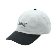 カーブバイザーキャップ NCE MARINESミニロゴ GRY×BLK 