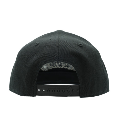 ストレートバイザーキャップ NCE MARINESロゴ BLK×GRY  詳細画像 1カラー 2