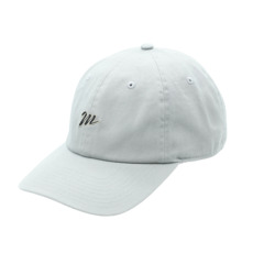 カーブバイザーキャップ NCE Mミニロゴ GRY 