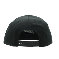 ストレートバイザーキャップ NCE Mロゴ BLK×GRY  詳細画像
