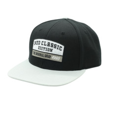 ストレートバイザーキャップ NCE コンセプトロゴ BLK×GRY 