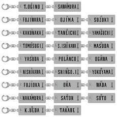 2025 選手フェイスタオルデザイン シークレットアクリルキーホルダー(NCE)  