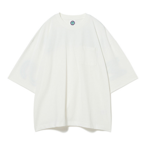 BSW ポケット半袖BIG Tシャツ(背面アーチロゴ) 詳細画像 ホワイト 2