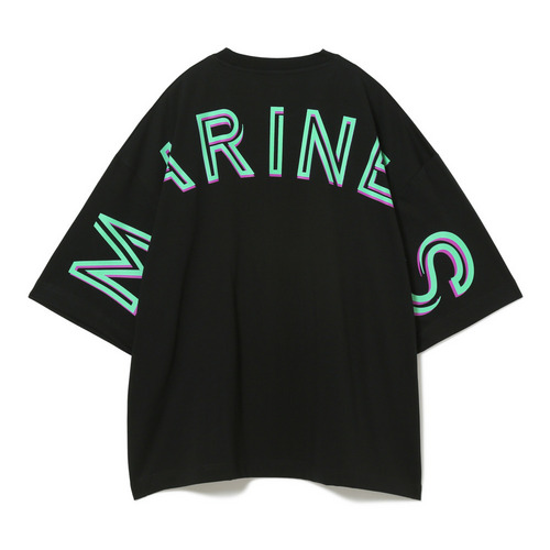 BSW ポケット半袖BIG Tシャツ(背面アーチロゴ) 詳細画像 ブラック 1